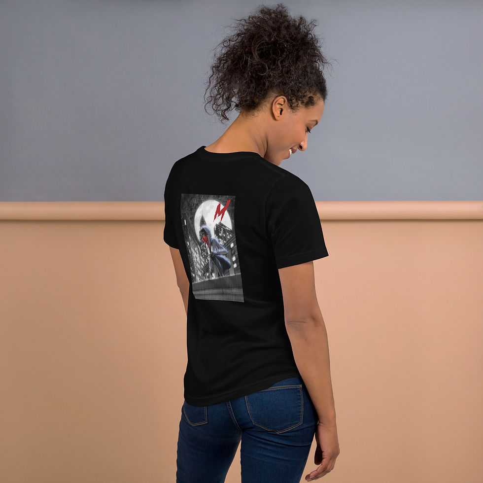 Thumbnail: M The Comic Unisex t-shirt copy Front View
