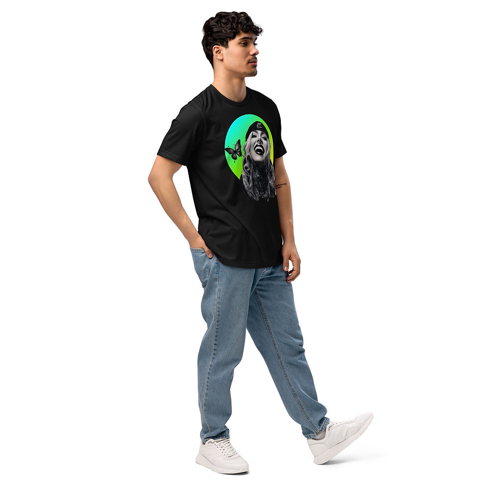 Miniaturbild: Black Metamorph Light – Unisex Eco T-Shirt