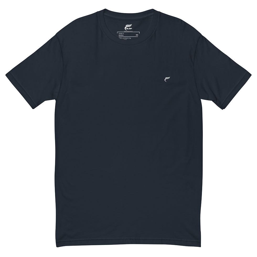 Miniaturbild: Dunkelblaues Everyday Premium Crewneck T-Shirt