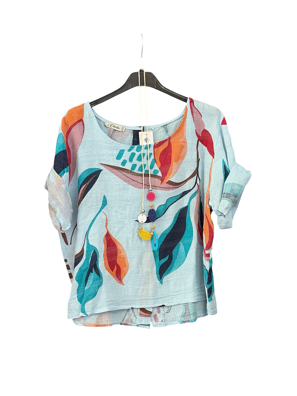 Miniature : Haut Angie Motifs + Collier