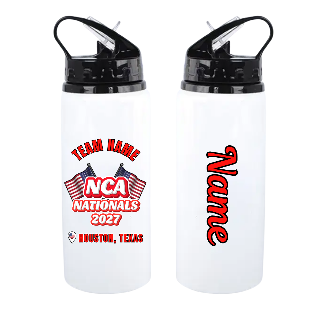Personalised NCA Nationals 2027 metal bottle
