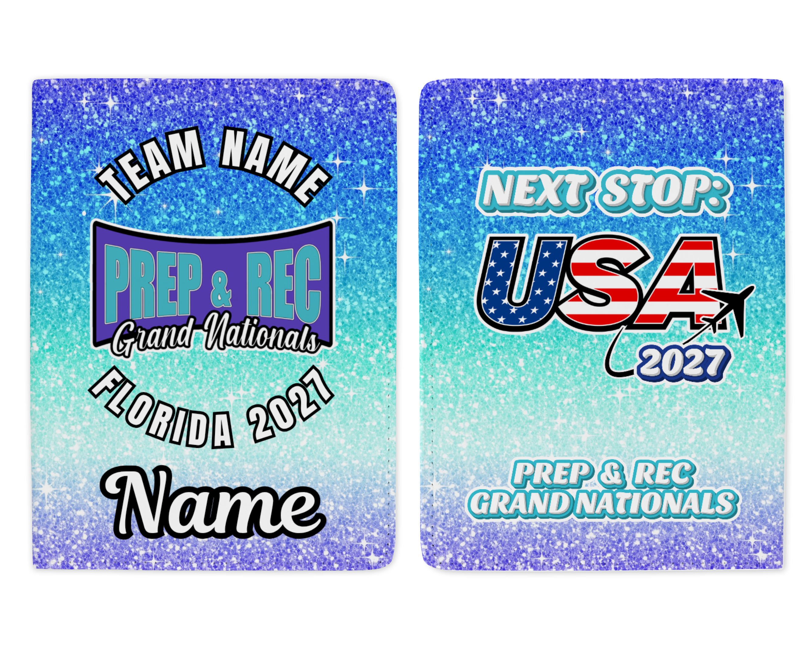 Prep & Rec 2027 personalised passport cover