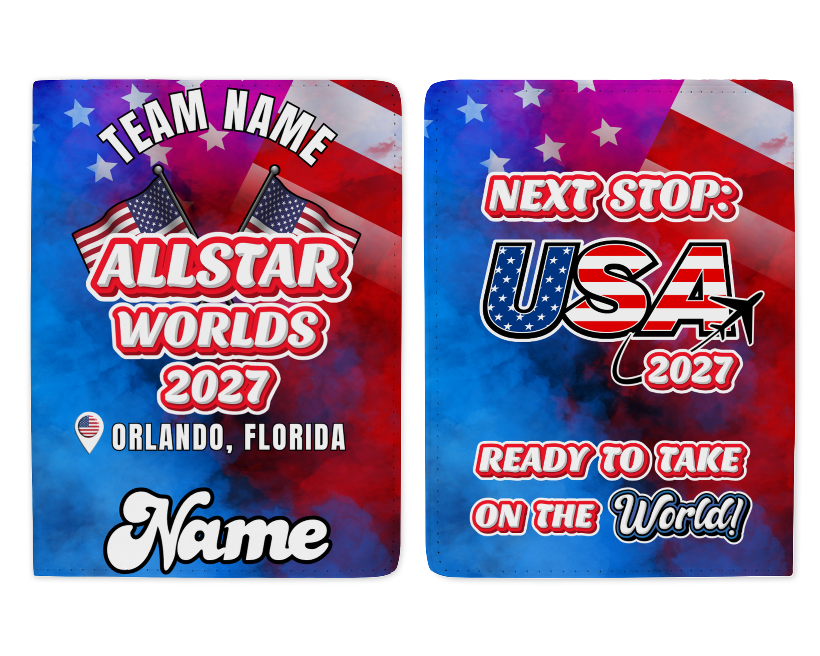 Allstar Worlds 2027 passport cover- USA
