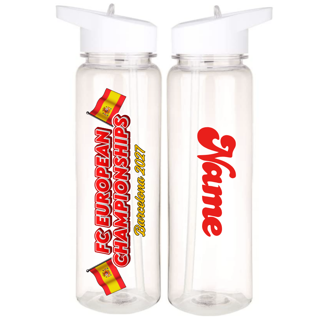 FC European Championships 2027 plastic bottle- flags