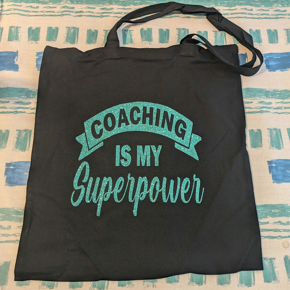 Thumbnail: CLEARANCE - Coaching is my superpower tote bag 