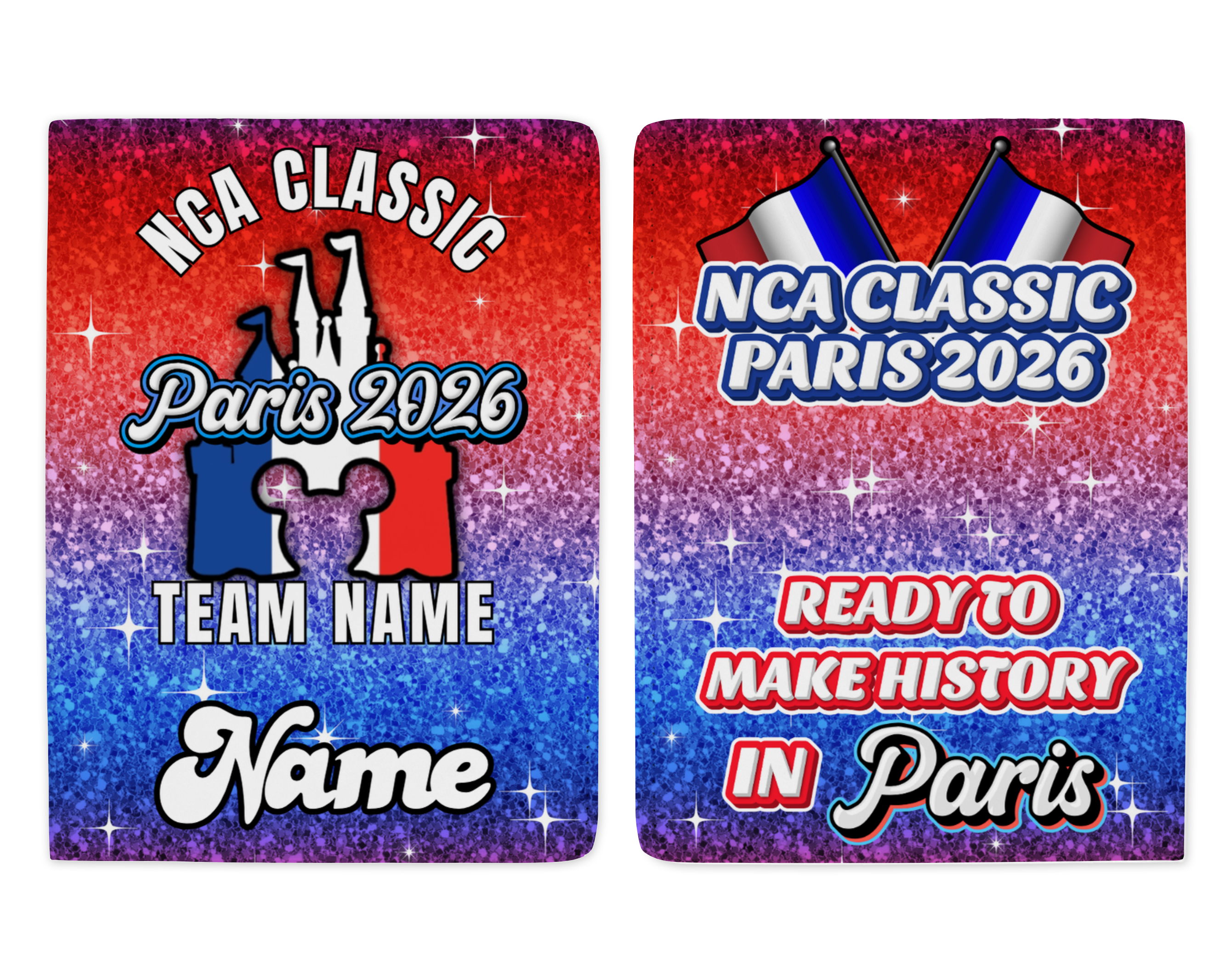 Personalised NCA Paris 2026 passport cover-Castle