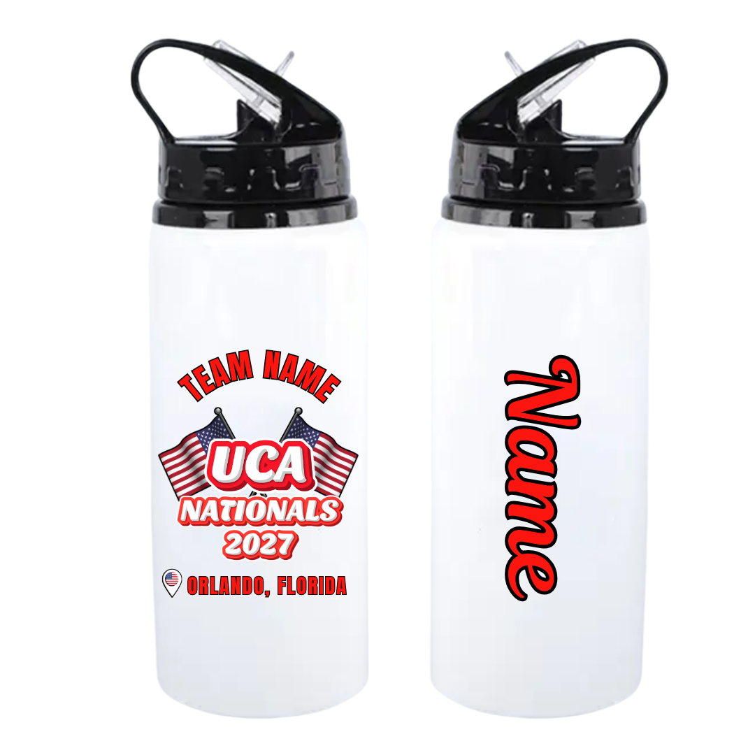 Personalised UCA Nationals 2027 metal bottle