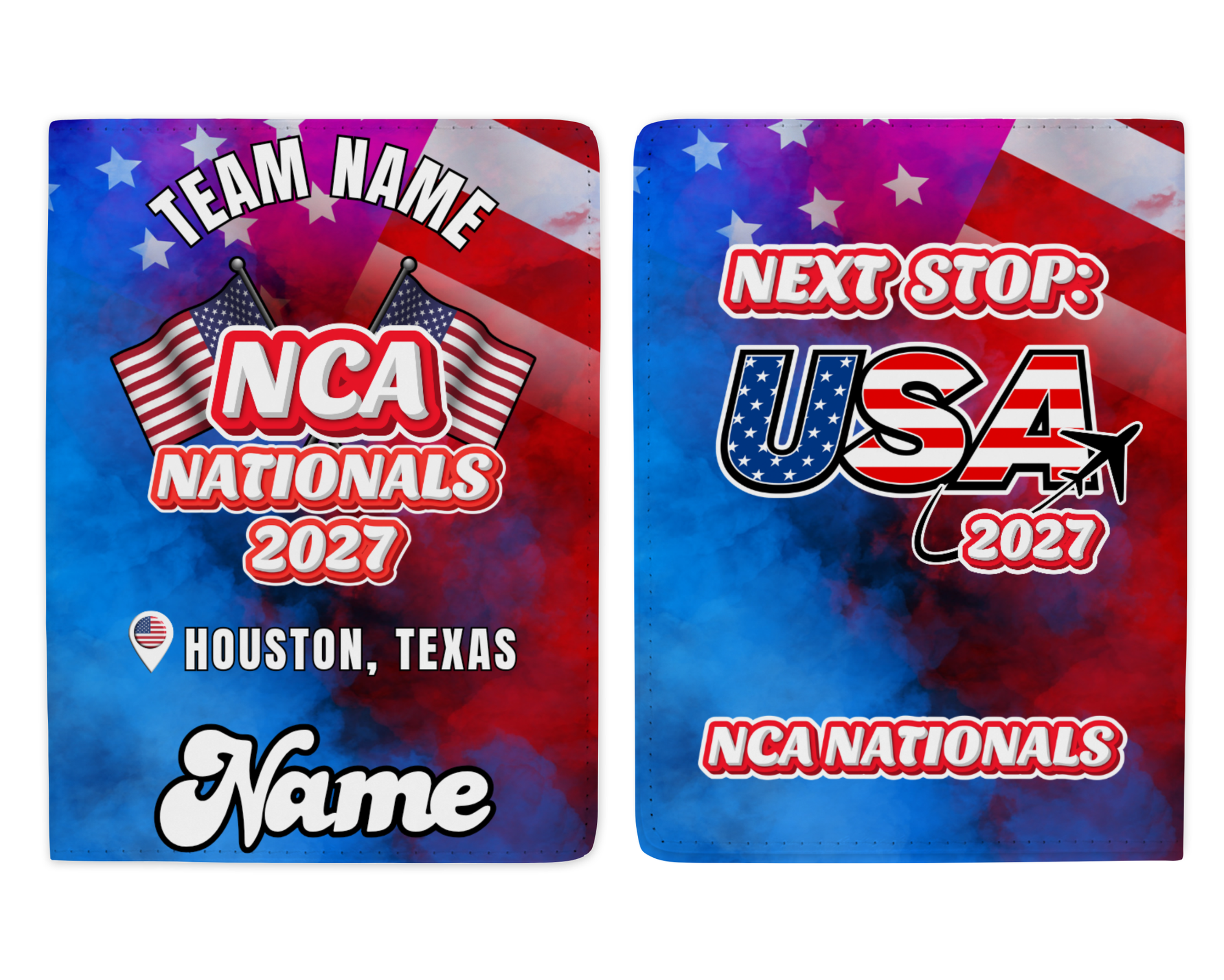 NCA 2027 personalised passport cover-USA