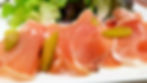 Assiette de jambon cru