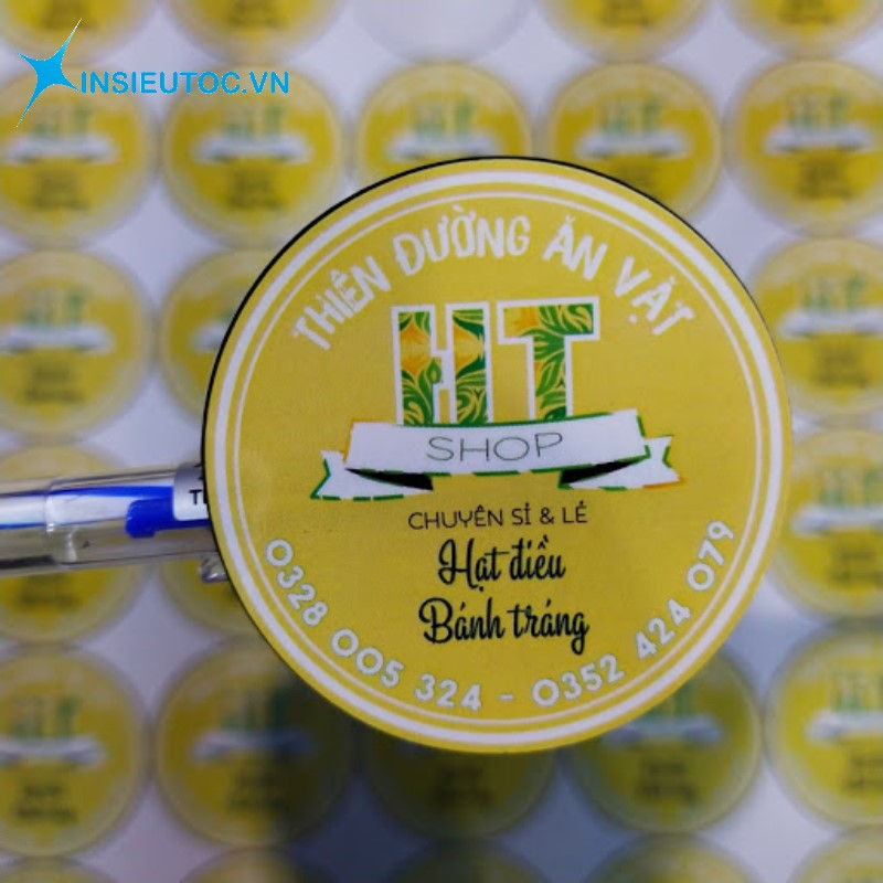 Thumbnail: In tem nhãn số lượng ít