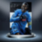 Patrice Bernier celebrating one of the most important goals of his career. The artwork signed by Capi was created by sports artist Eric Sevigny.