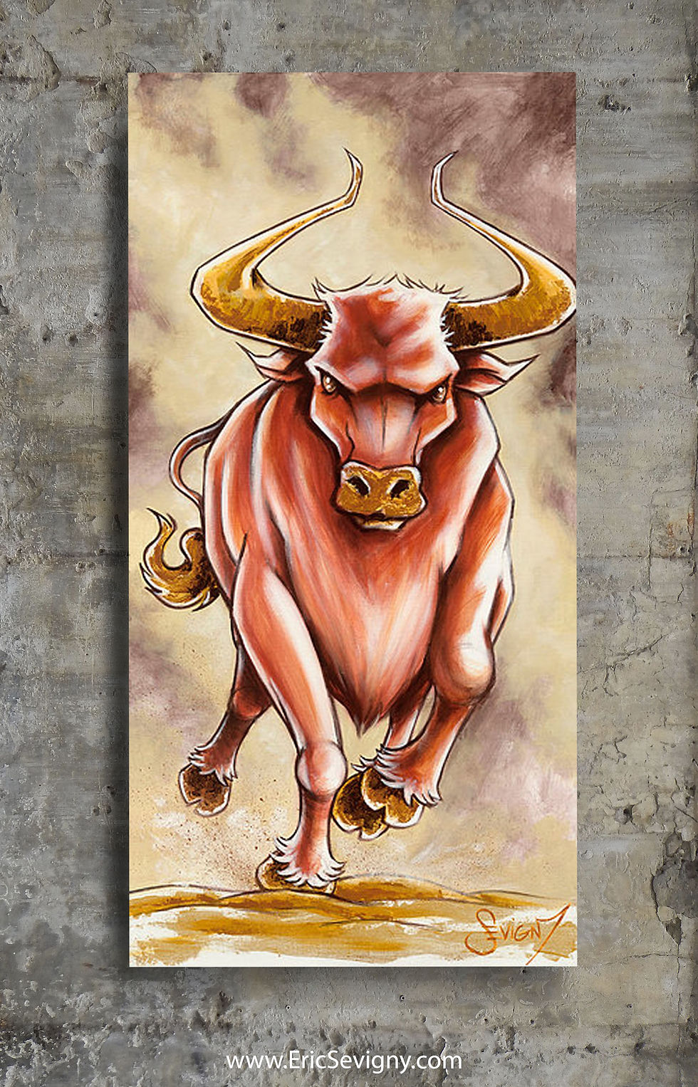 Thumbnail: Canvas of a Bull by Éric Sevigny.