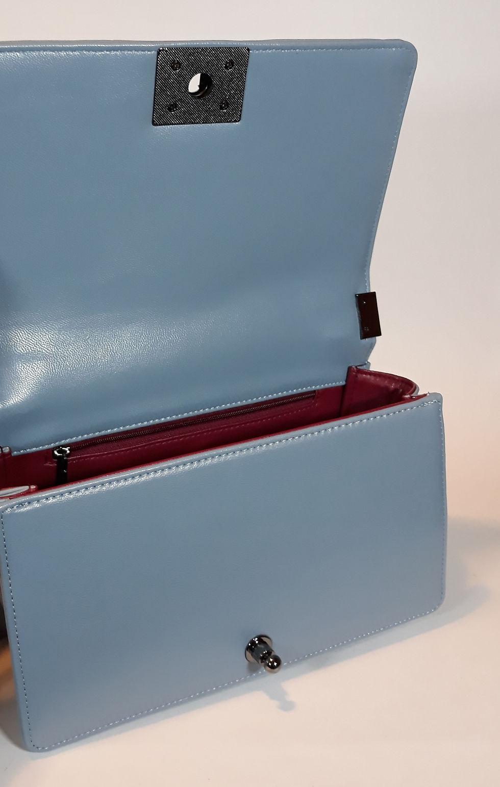 Thumbnail: Sky Blue Quilted Luxury Tote