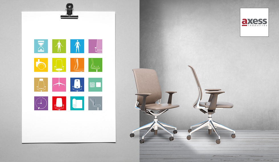 AXESS INDUSTRIES / Pictos pour fauteuils de bureau