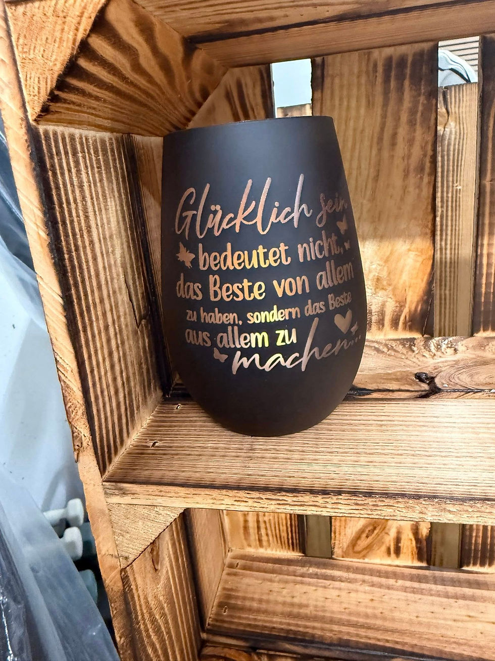 Miniaturbild: Windlicht mit Wunschgravur
