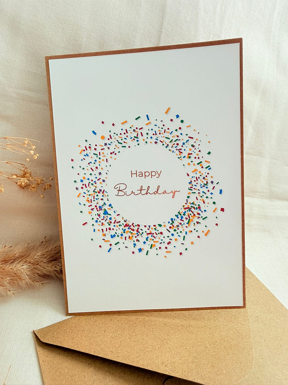 Miniaturbild: Happy Birthday - Konfetti bunt