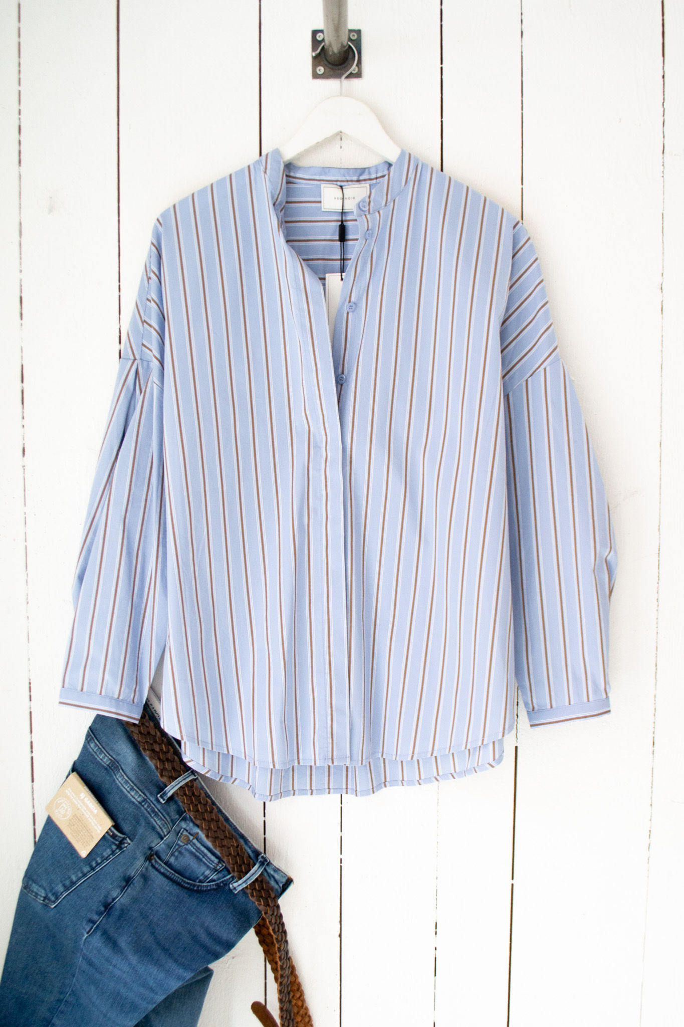 Neo Noir Hevia Shirt Light Blue