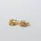 Miniatyrbild: Bow19 Hammered Hoops Gold Medium