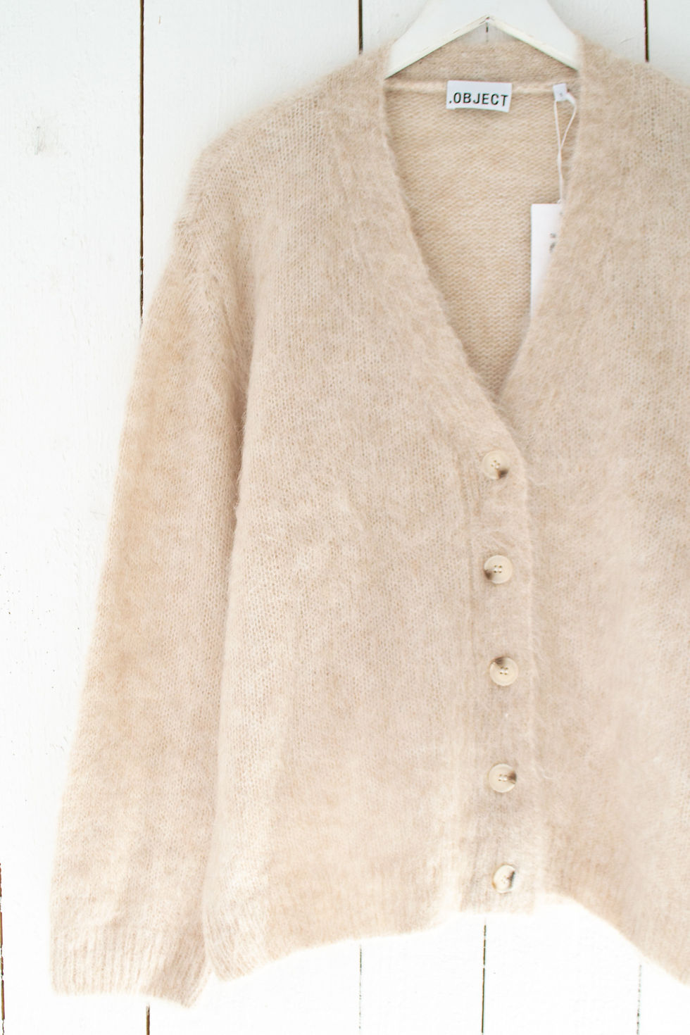 Miniatyrbild: Object Harry Cardigan Birch Melange