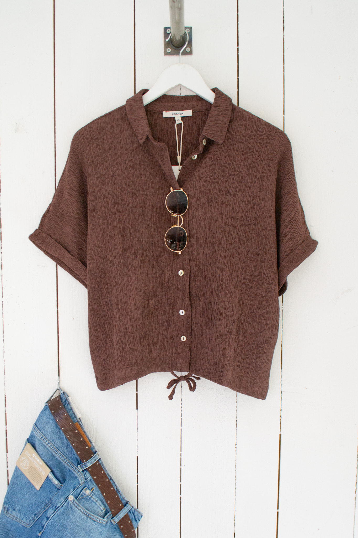 Garcia Shirt Earth Brown
