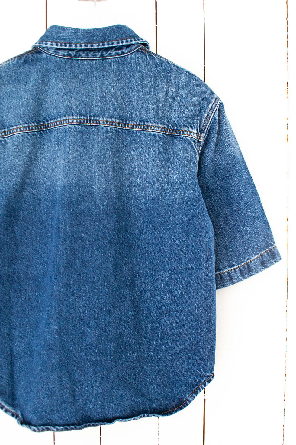 Miniatyrbild: Heyanno Note Loop Shirt Medium Washed Blue