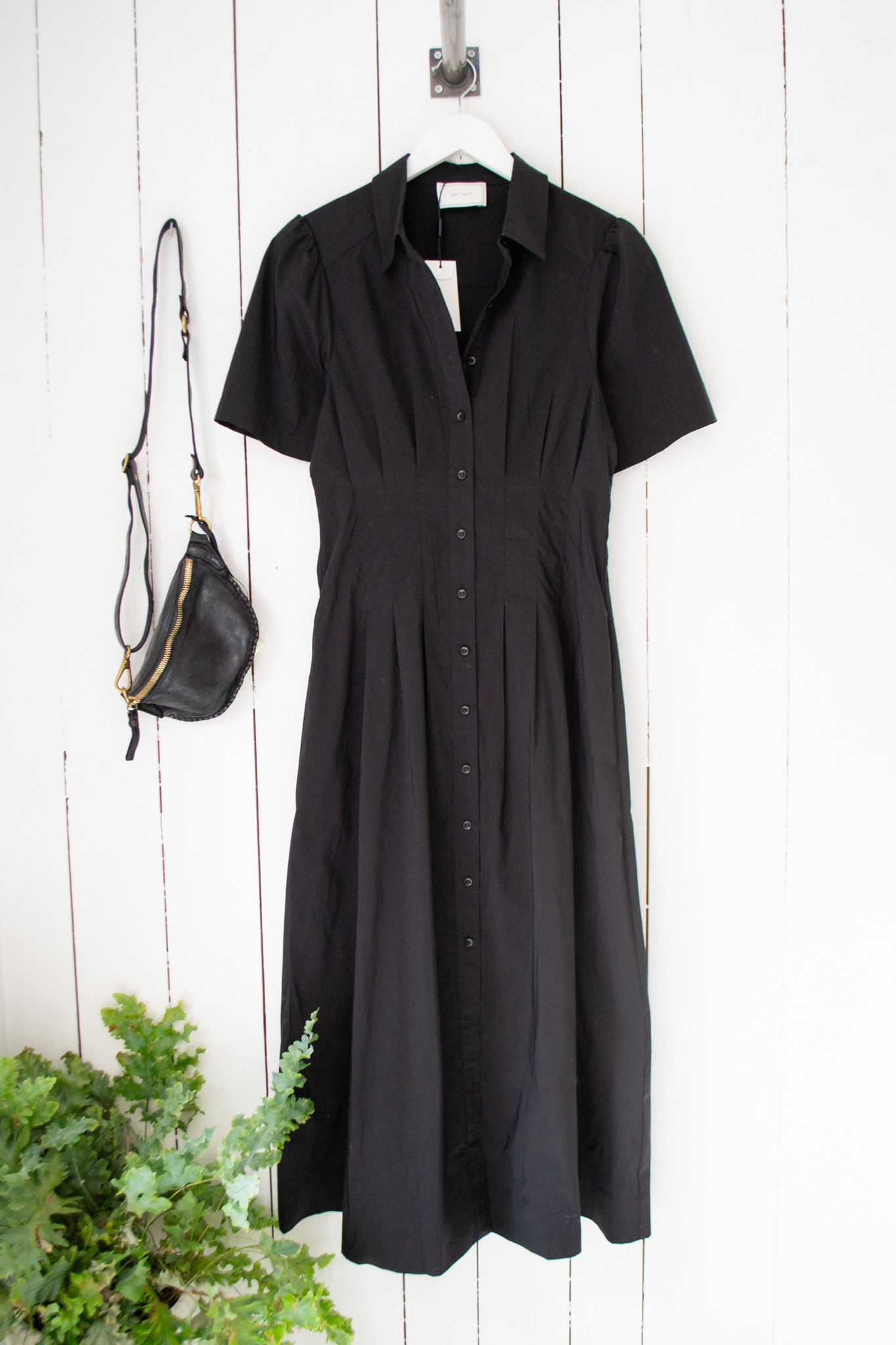 Neo Noir Baia Poplin Dress Black
