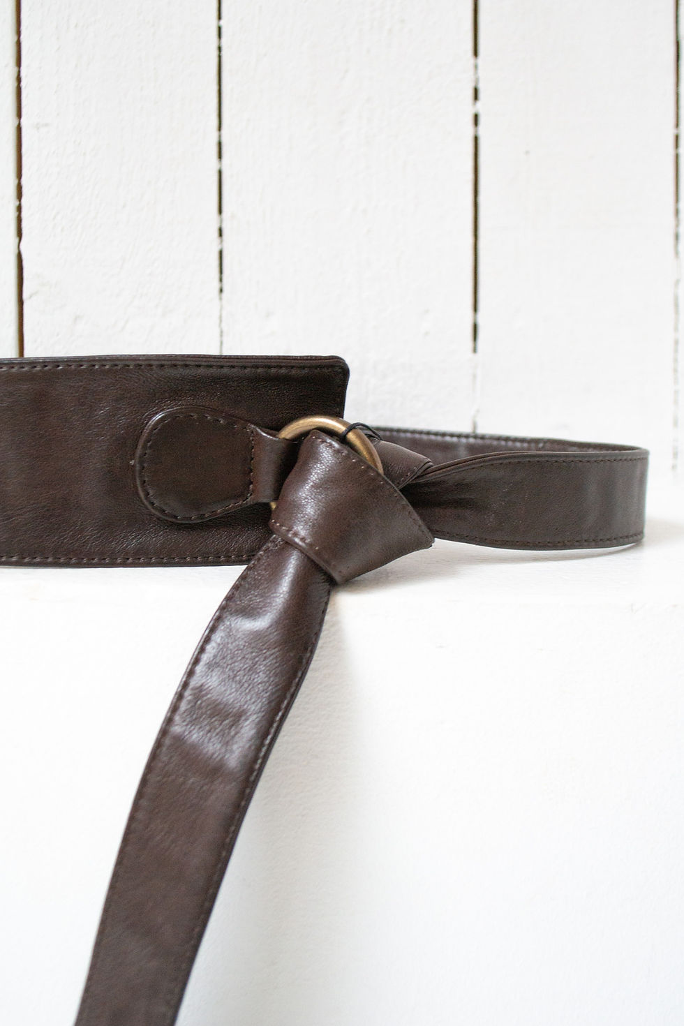 Thumbnail: Depeche Waist Belt Dark Brown
