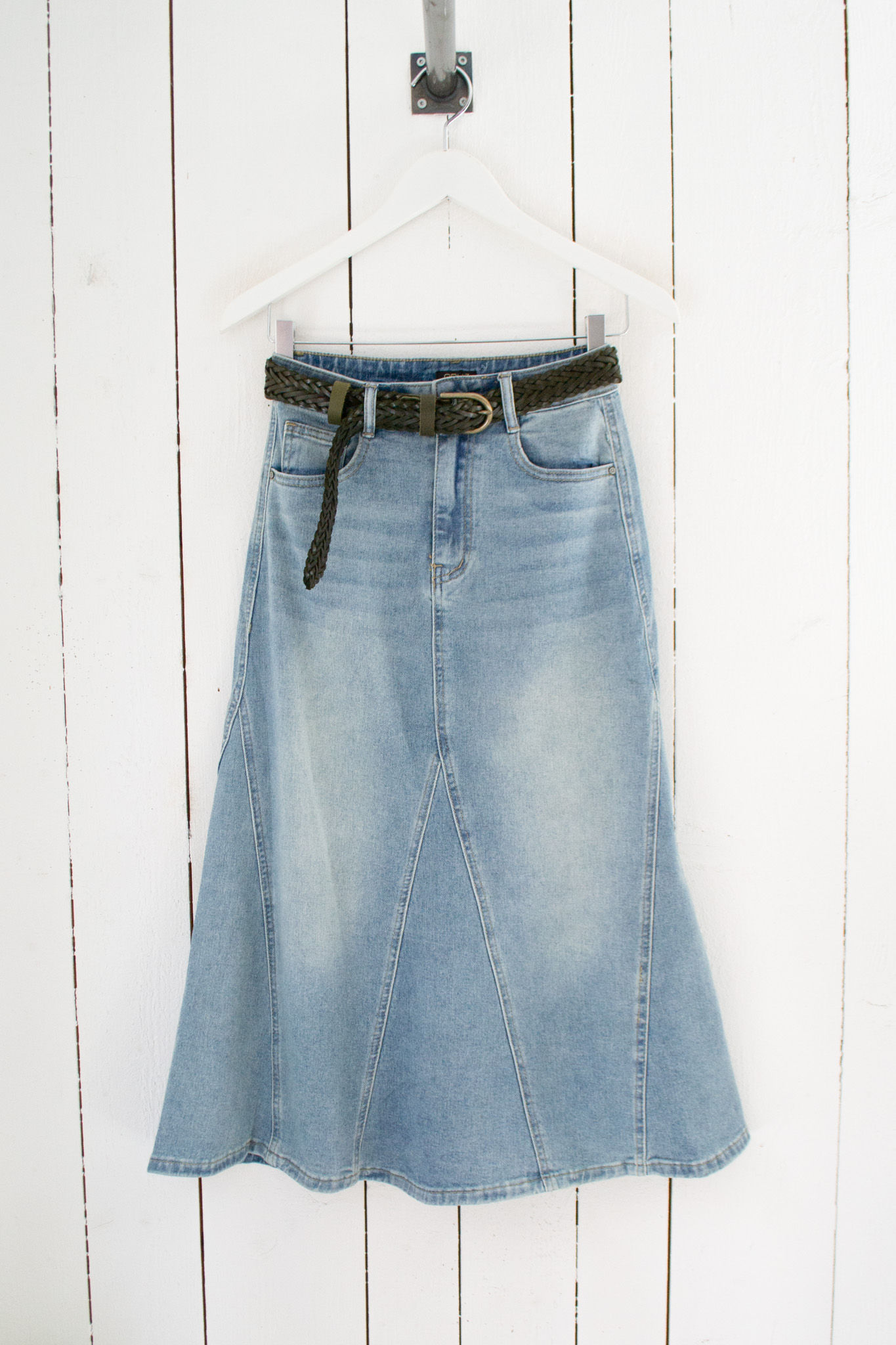 Denim Skirt Blue