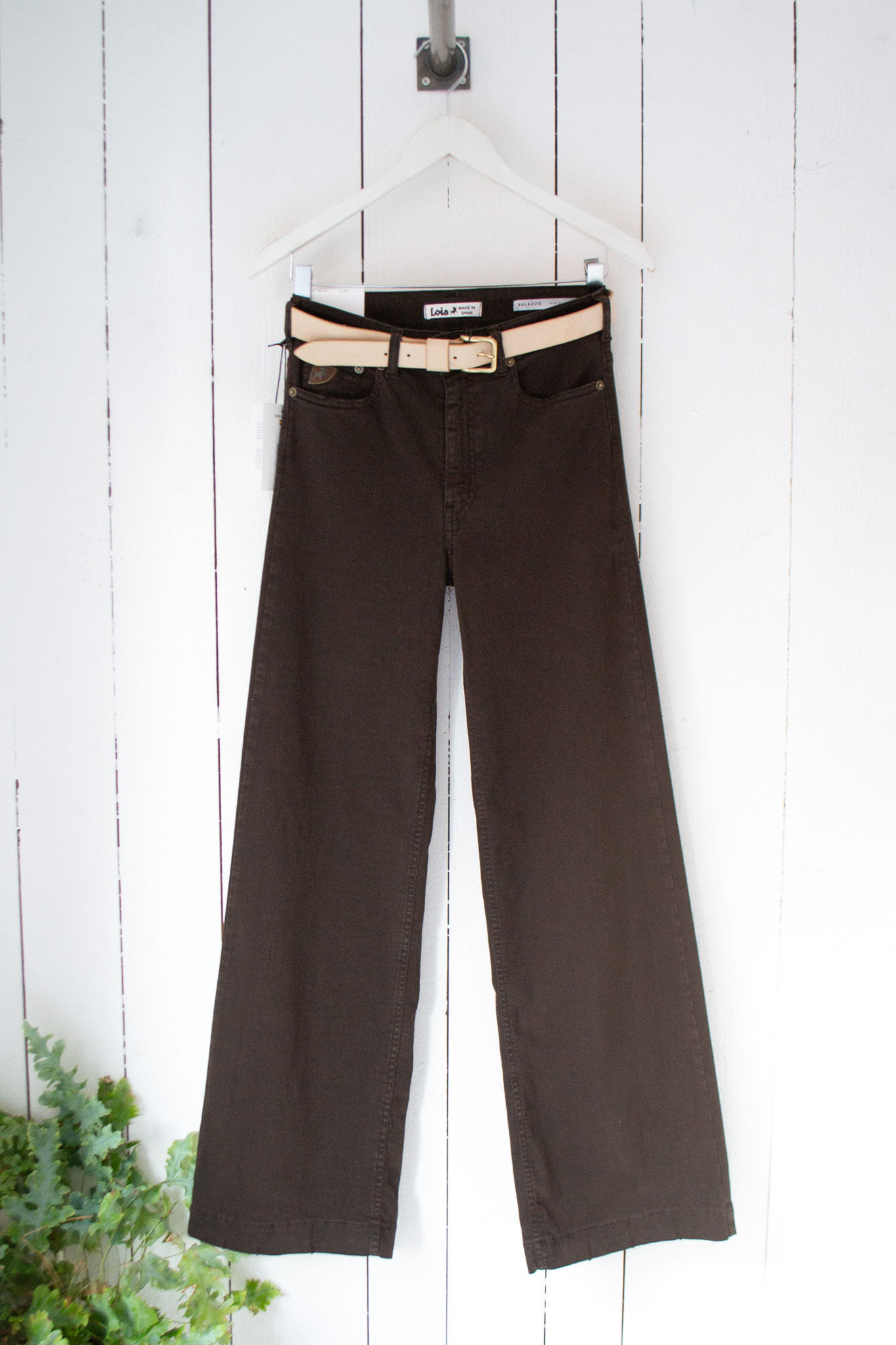 Lois Palazzo Pants Chocolate Brown