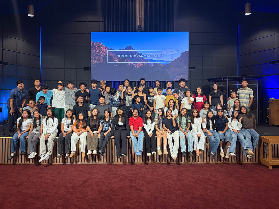 Myanmar Summer Camp July 7-9, 2026