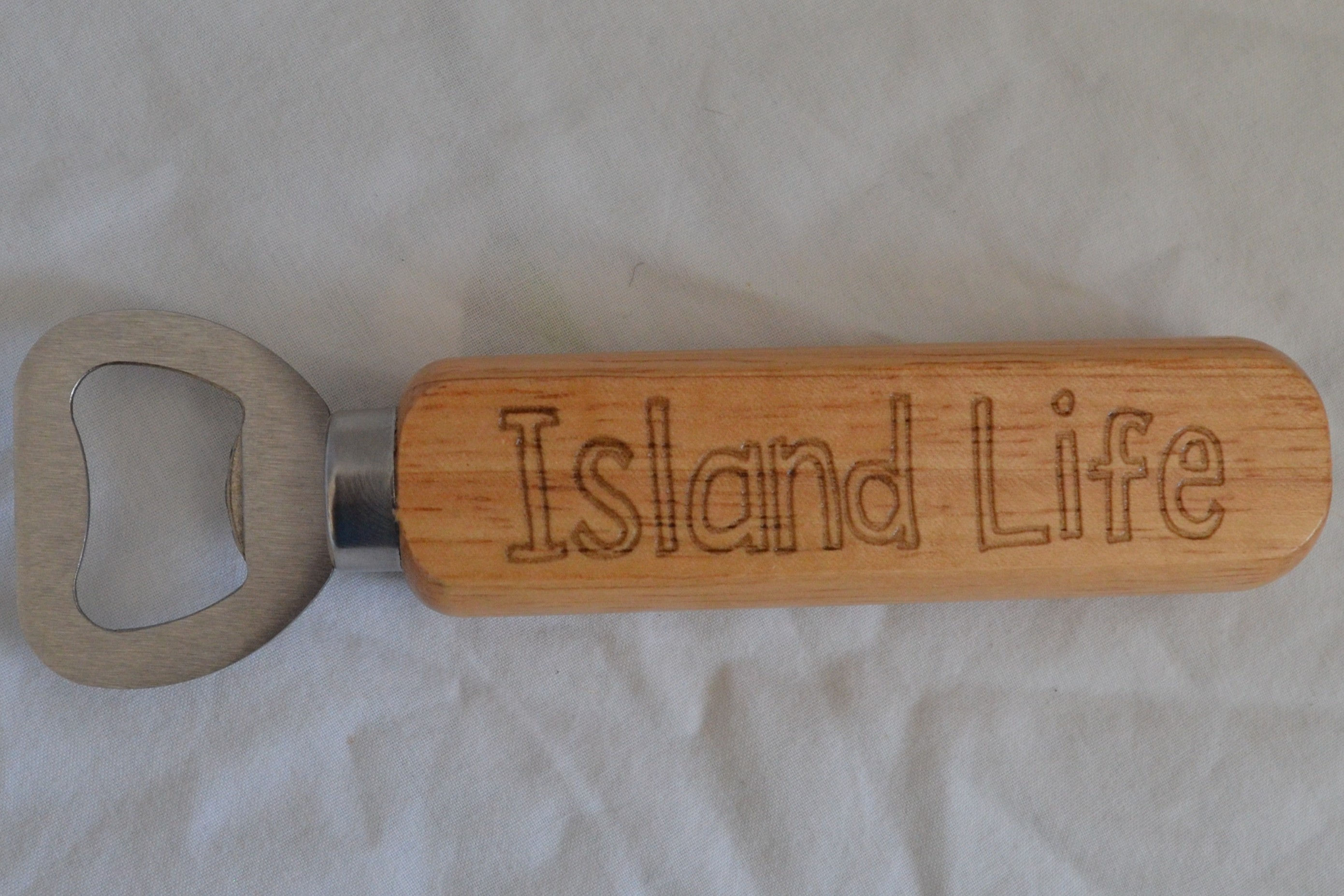 'Island Life' Bottle Opener - Wooden Handle