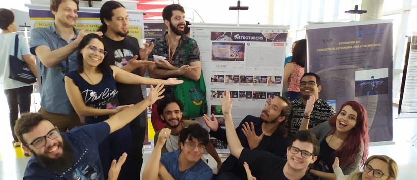 Astrotubers na XLIII Reunião Anual da Sociedade Astronômica Brasileira (SAB), 2019