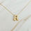 Thumbnail: Crystal Bubble Initial Necklace