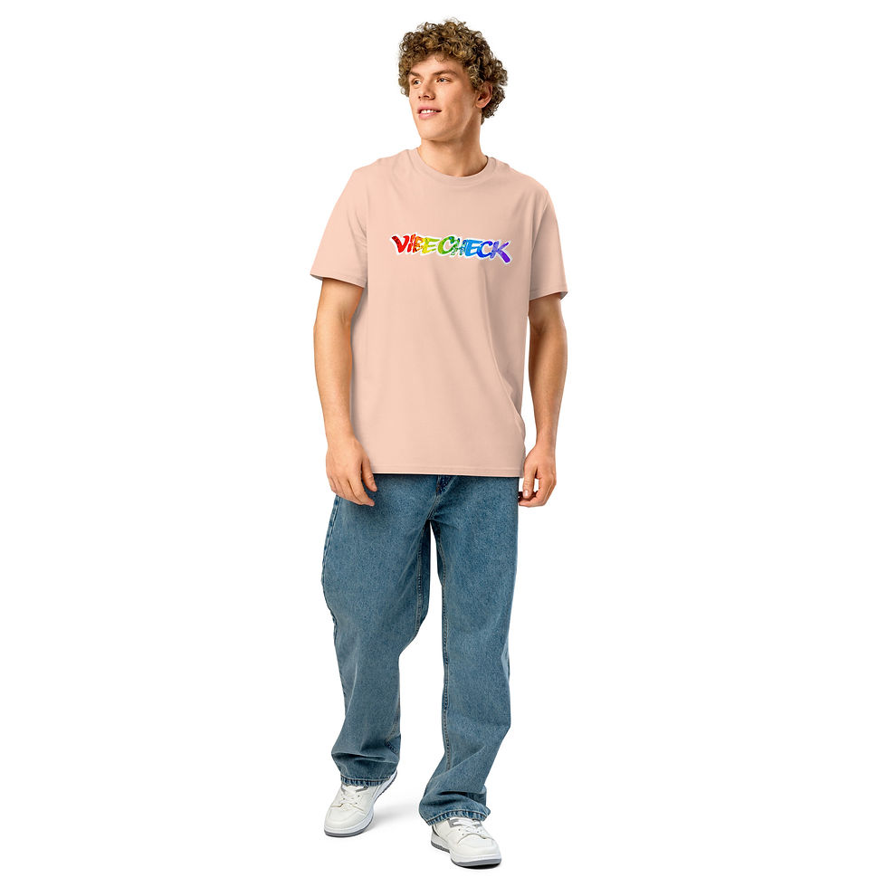 Thumbnail: Vibe Check T-Shirt | Colorful Rainbow Graphic Tee for Fun & Positive Energy