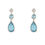 Thumbnail: Tuscany Gemstone Drop Earring Silver Blue Topaz Hydro