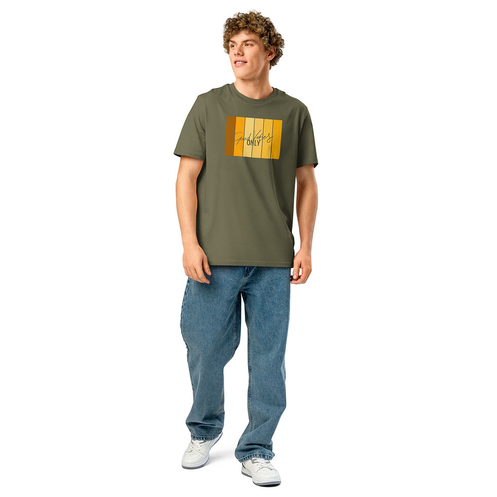 Thumbnail: Good Vibes Only T-Shirt | Positive Energy Graphic Tee for Casual Streetwear