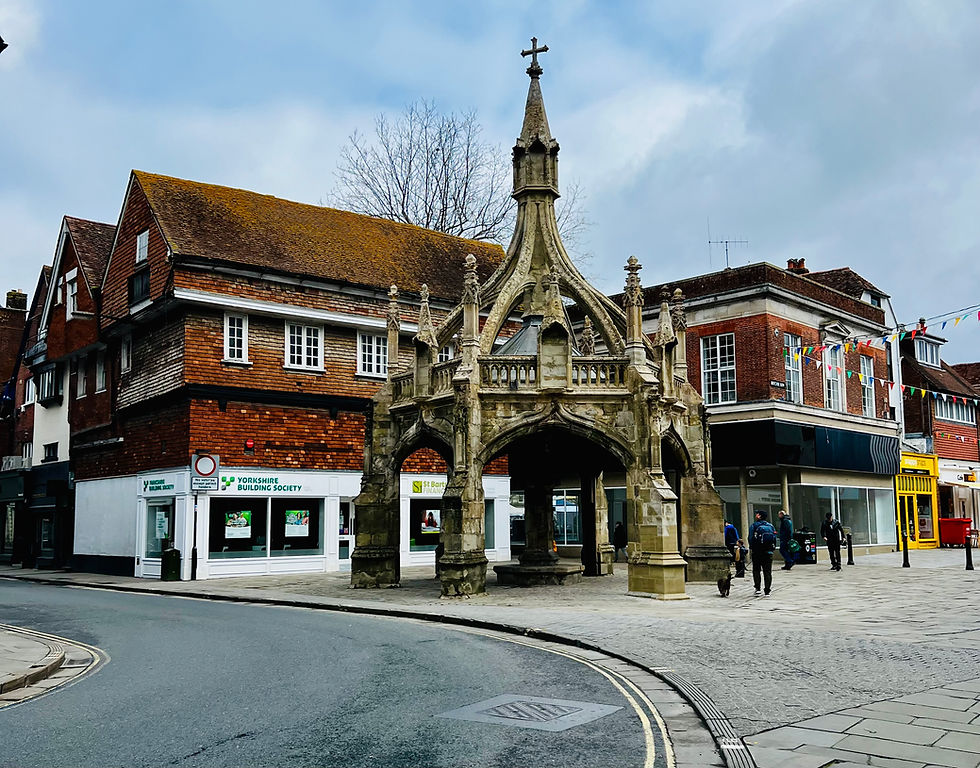 The Poultry Cross the last remaining of the four Medieval market crosses of Salisbury.