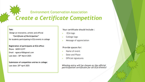 Design the Future – Create a Certificate Competition 2025