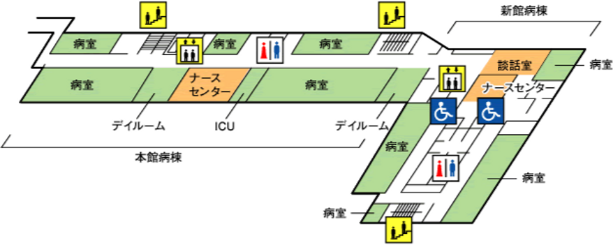 3F 急性期病棟&新館病棟_金沢古府記念病院.png