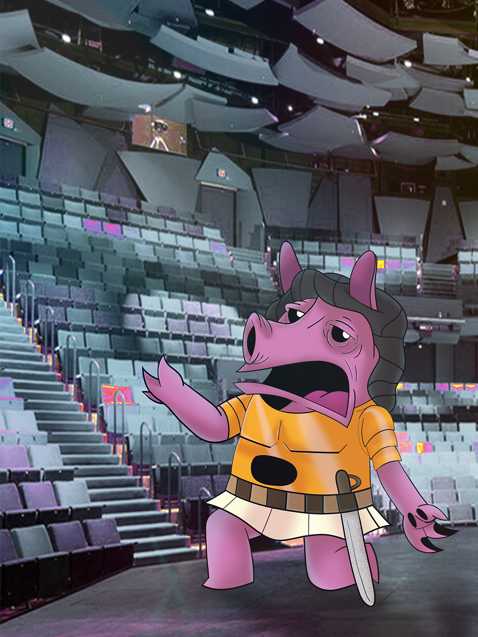 Opera Singer Pig