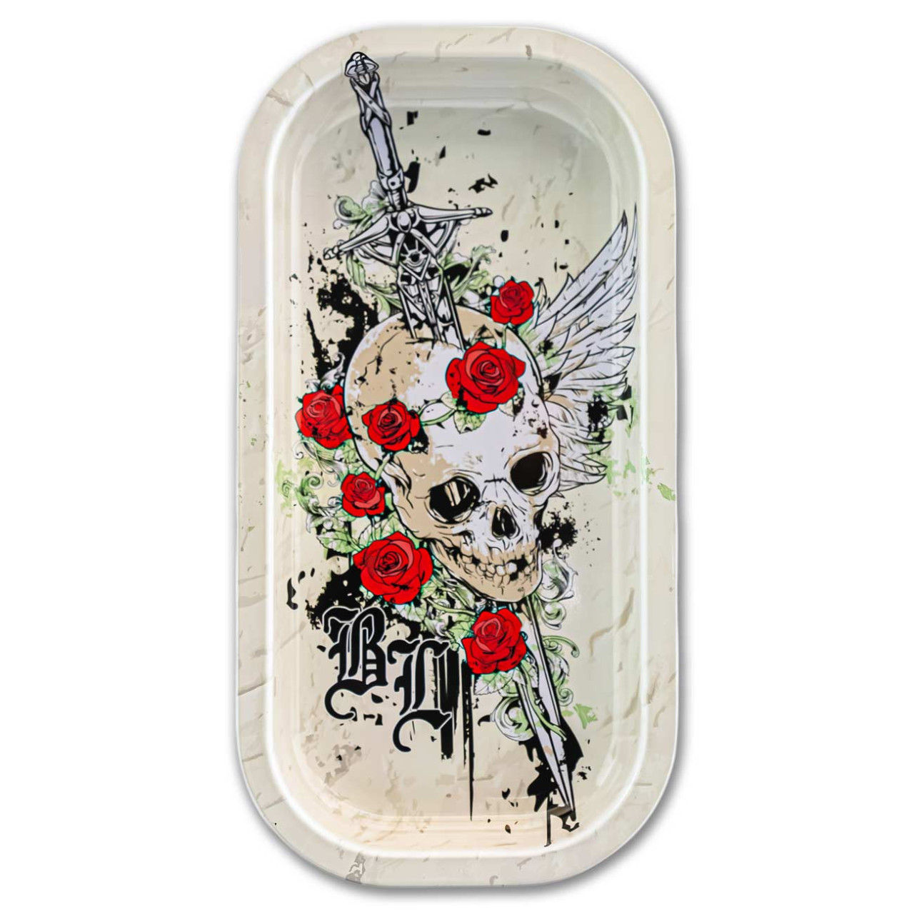 BL Skull+Roses Mixing Tray