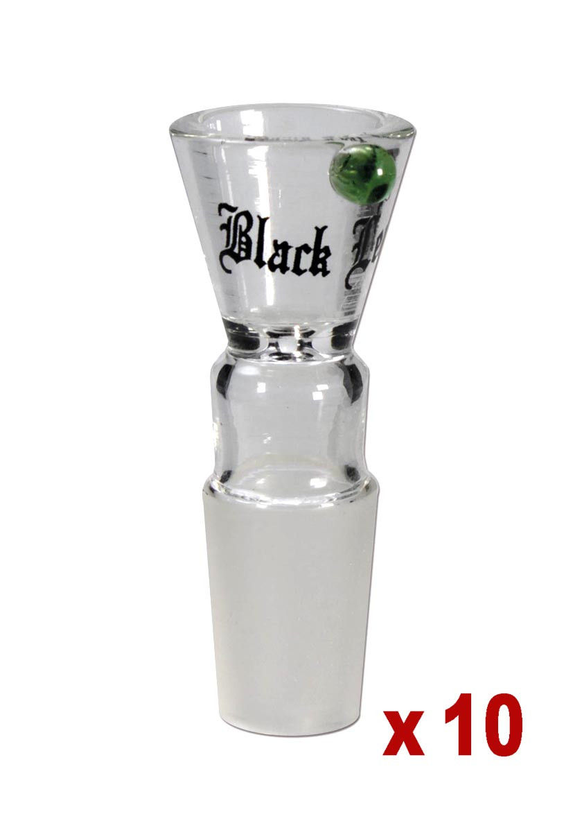 Black Leaf Durchziehkopf Glas m. 2mm Loch
