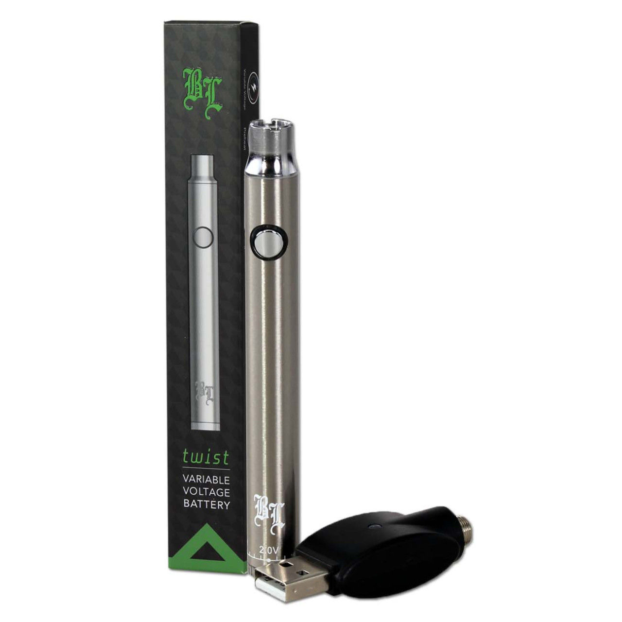 BL twist Akkuträger 510er Gewinde silber