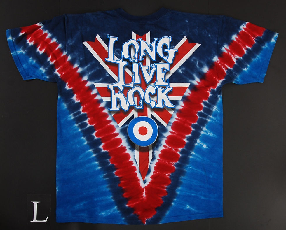 Miniaturbild: The Who Long Live Rock T-Shirt – Blaues Tie-Dye Motiv