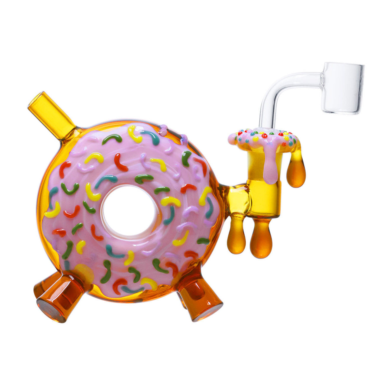 Black Leaf DONUT Bong mit Banger