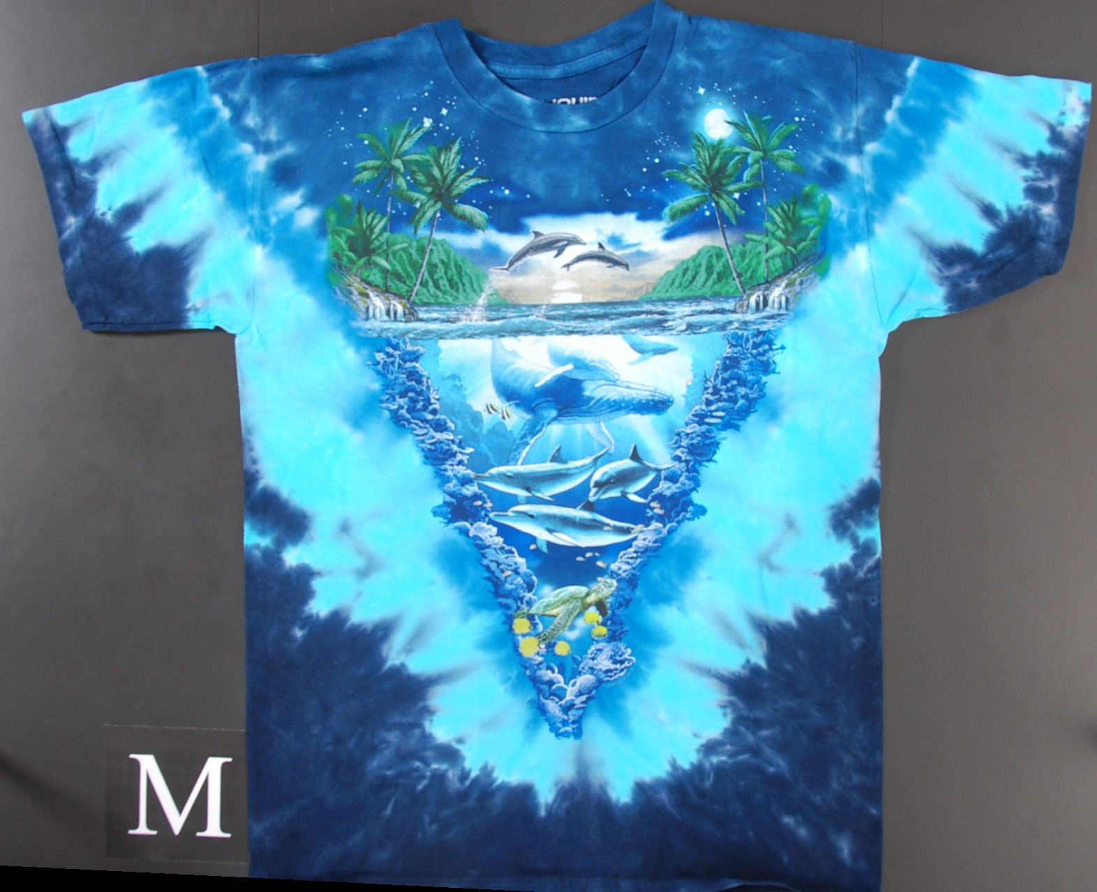 Ocean Paradise Tie Dye T-Shirt – Double Side Print