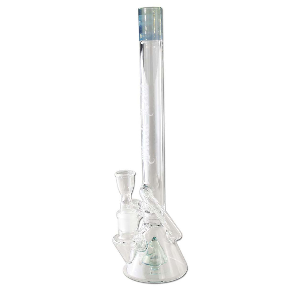 Discobox_Glass x Black Leaf Recycler Einzelstück hellblau