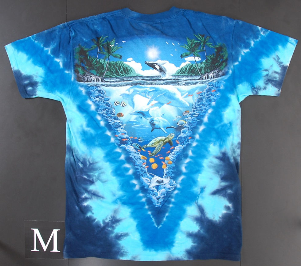 Miniaturbild: Ocean Paradise Allover T-Shirt – Dolphin & Whale Shirt
