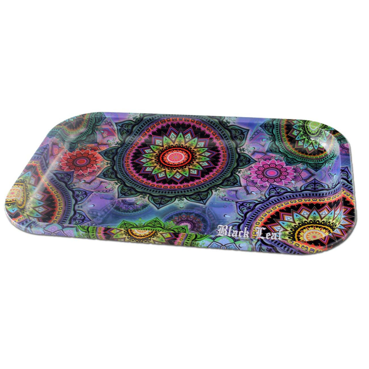 Black Leaf MANDALA Mixing Tray