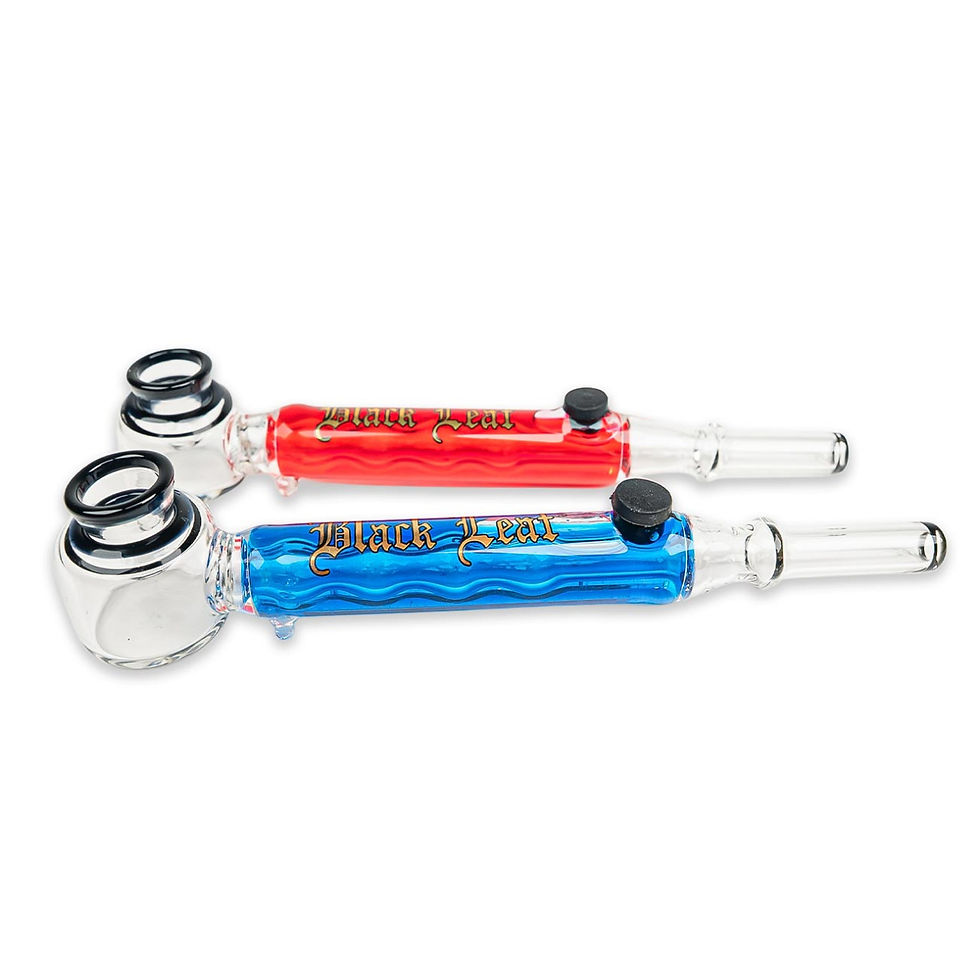 Glaspfeife/ Vaporizer 2-tlg. mit Kugelkühler